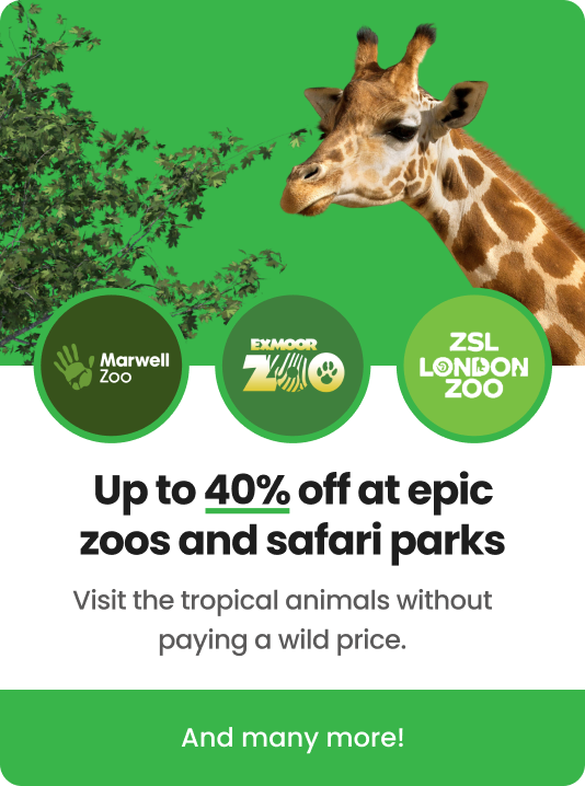 Massive savings on zoos, safaris and aquariums